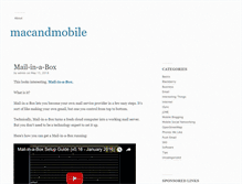 Tablet Screenshot of macandmobile.com